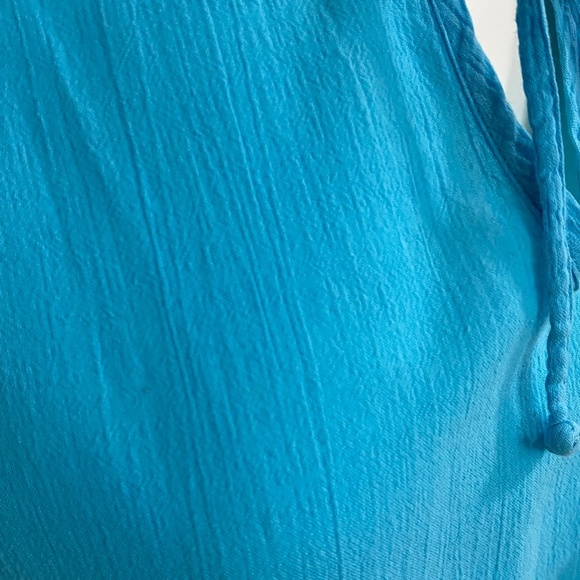 Tommy Hilfiger Turquoise Plus Top - Picture 5 of 11